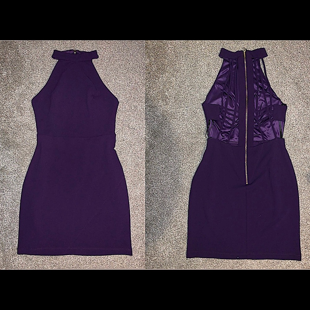 Purple, Open-back Design Bodycon Dress
▫️Brand: B. Smart
▫️Size: 11